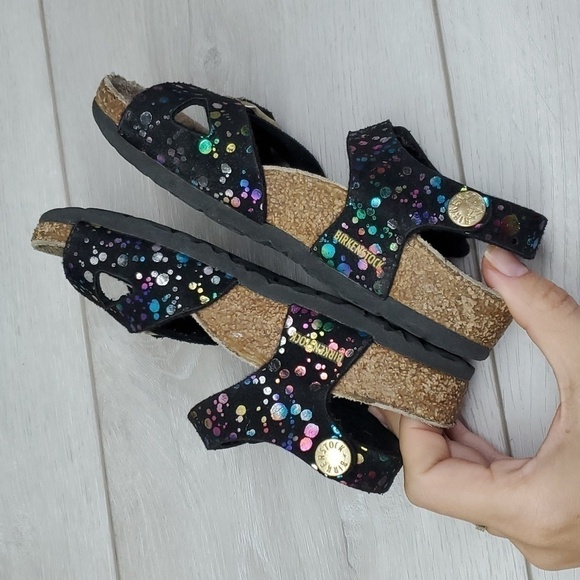 Birkenstock Kids Girls Rio Mozaic Ankle Leather Strap Sandals shoes sz 26/C3 - Picture 9 of 13